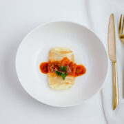 Lasagna Roll with Sauce
